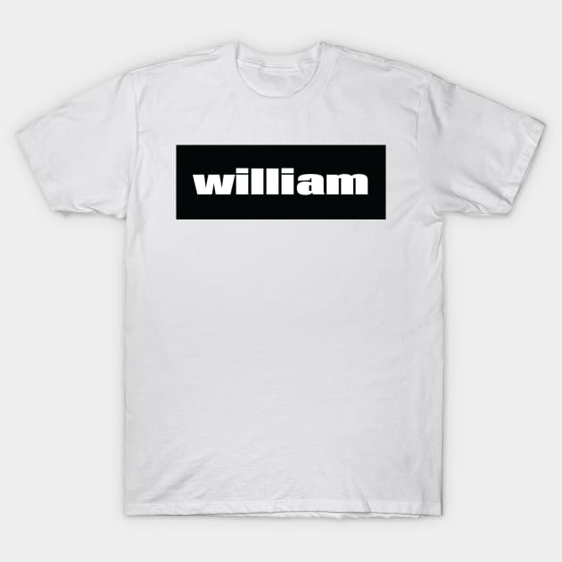 William T-Shirt by ProjectX23Red